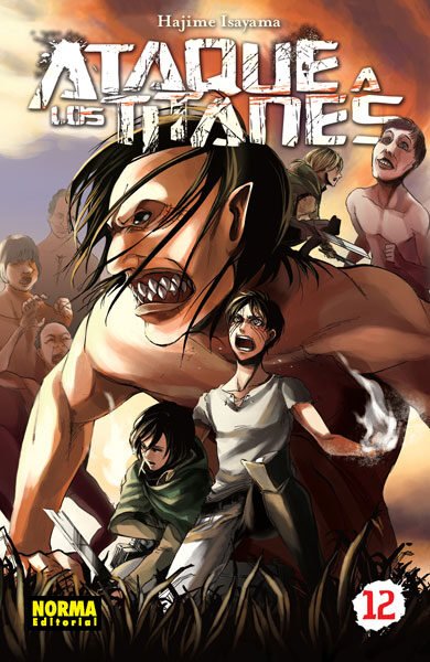 Ataque a los Titanes 12, portada