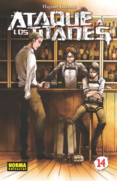Ataque a los Titanes 14, portada