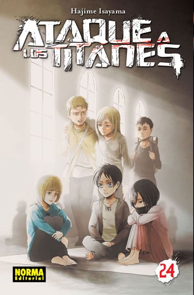 Ataque a los Titanes 24, portada