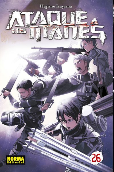 Ataque a los Titanes 26, portada