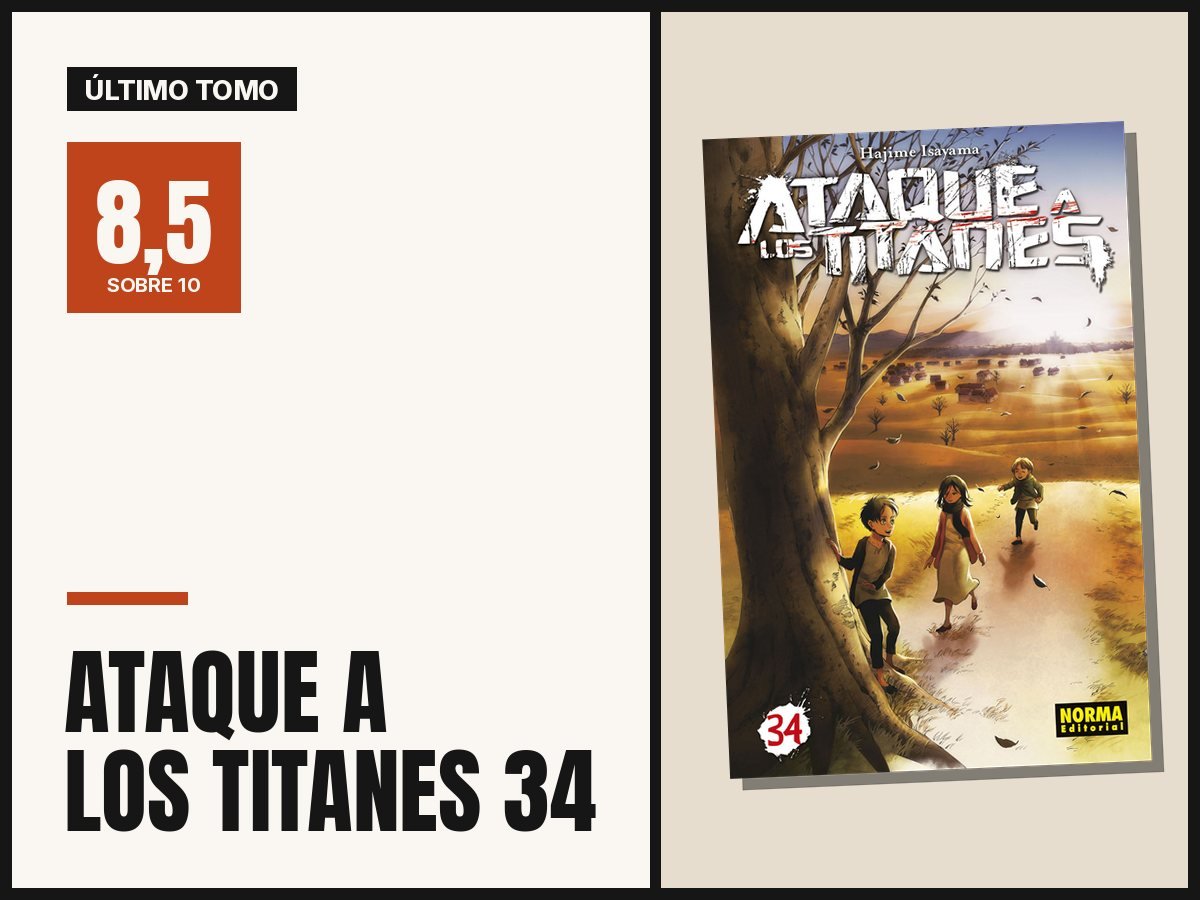 Ataque a los Titanes 34: reseña del último tomo