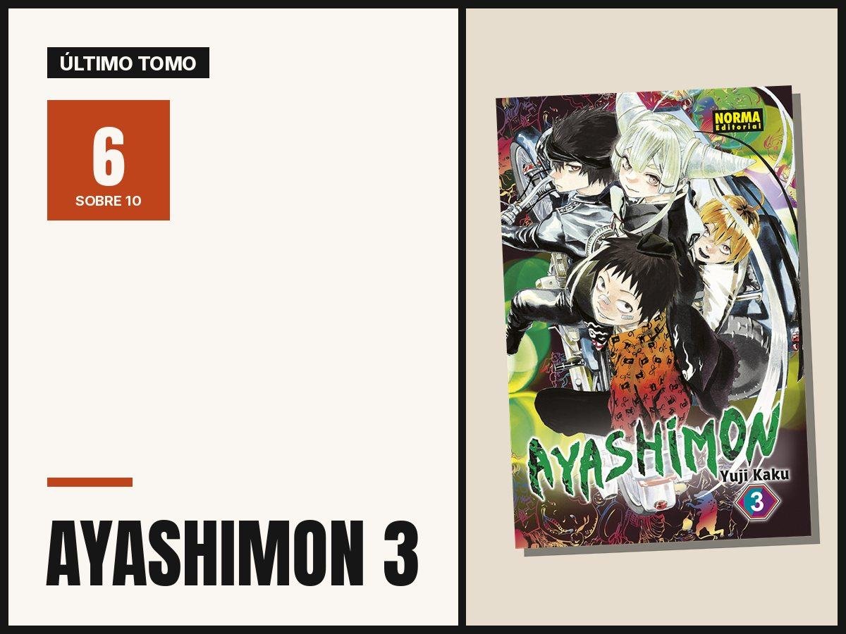 Ayashimon 3: reseña del último tomo