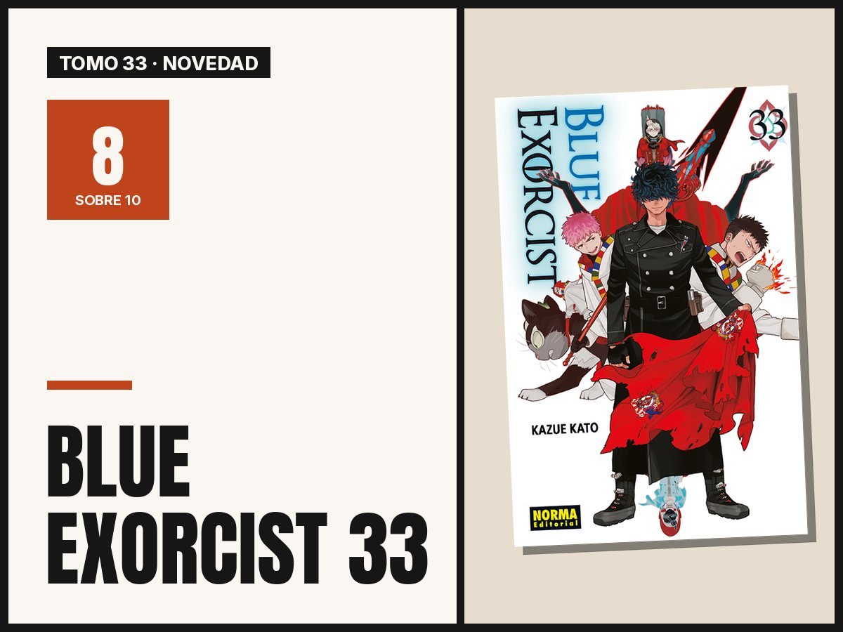 Blue Exorcist 33: reseña del tomo de Rin y Shiemi