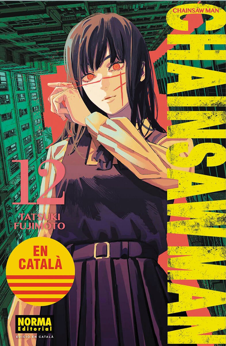 Chainsaw Man 12 (català), portada