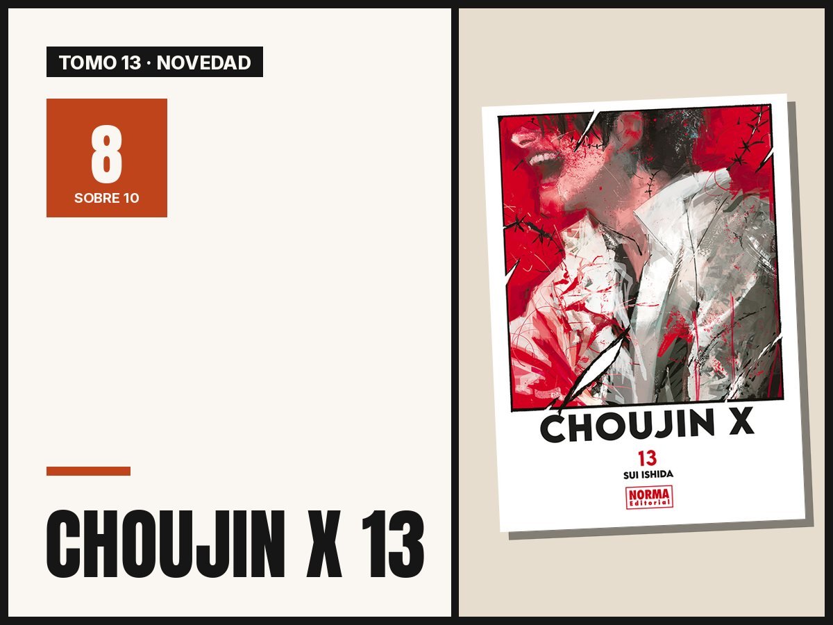 Choujin X 13: reseña del último tomo publicado