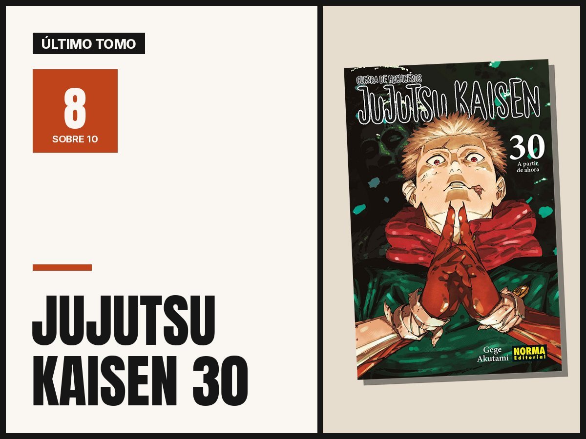 Jujutsu Kaisen 30: reseña del último tomo