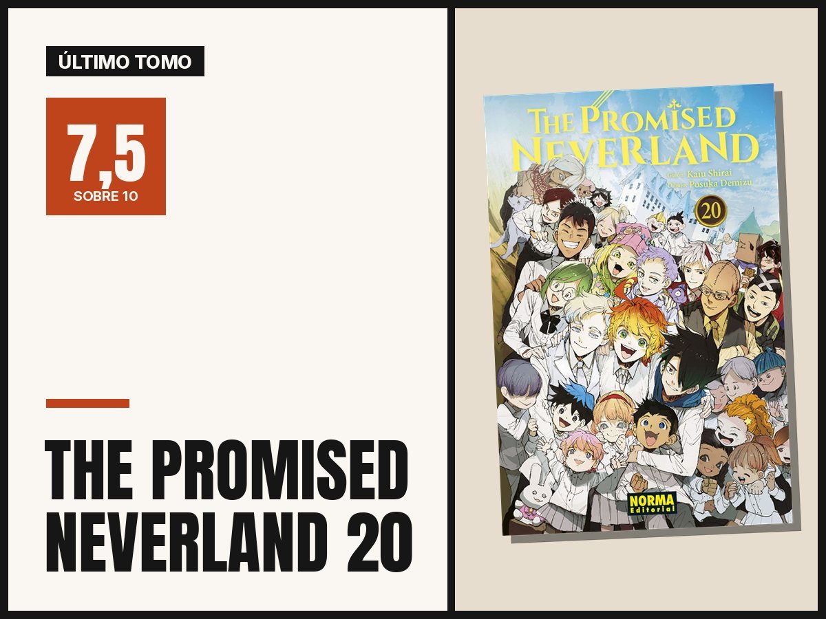 The Promised Neverland 20: reseña del último tomo