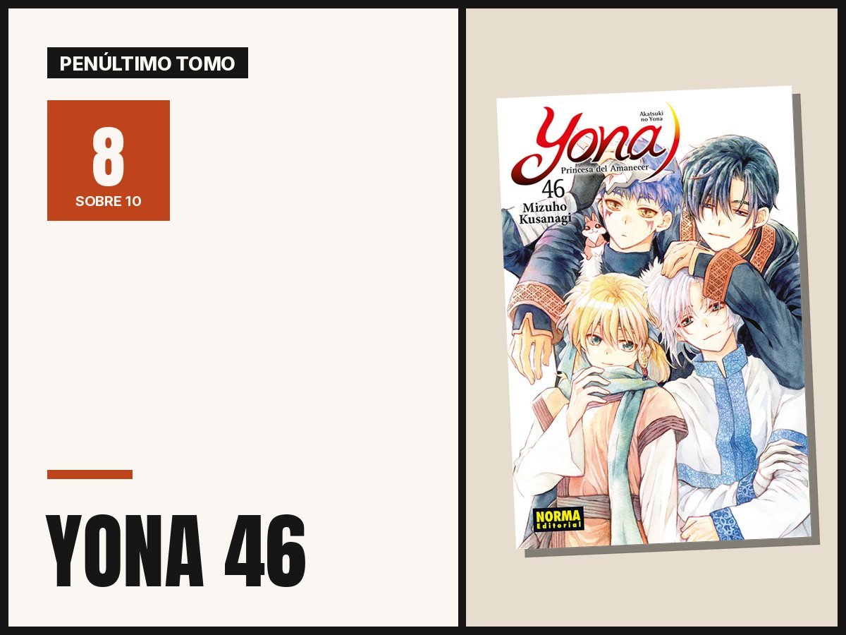 Yona, princesa del amanecer 46: reseña del penúltimo tomo