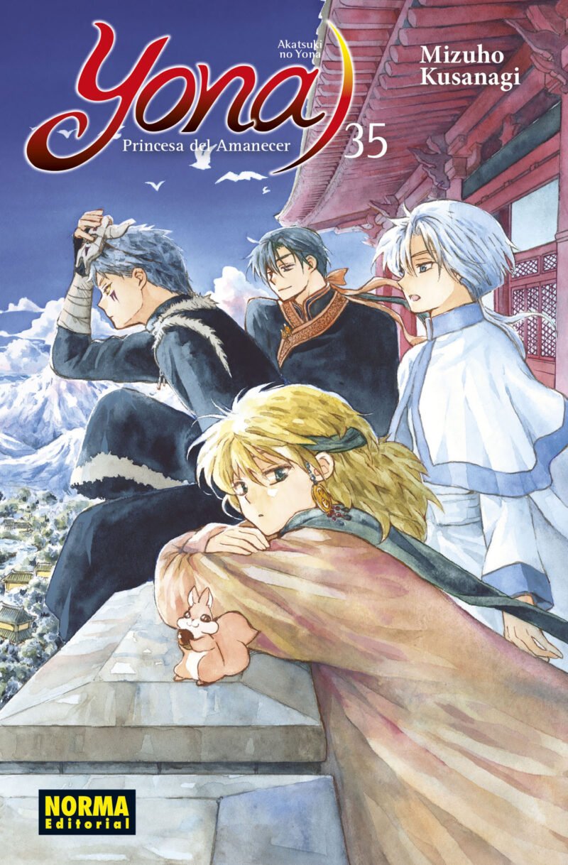 Yona, princesa del amanecer 35, portada